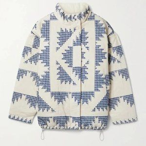 ISO Glouster Quilted Gingham Cotton Jacket in XXS or XS